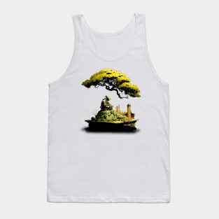 Contemplating the Complexities Under the Japanese Bonsai Tree No. 1 Tank Top